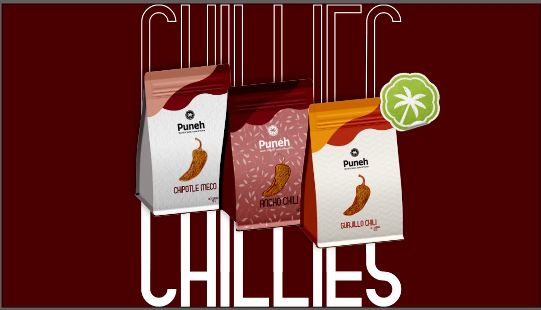 Puneh Rebranding packaging banner